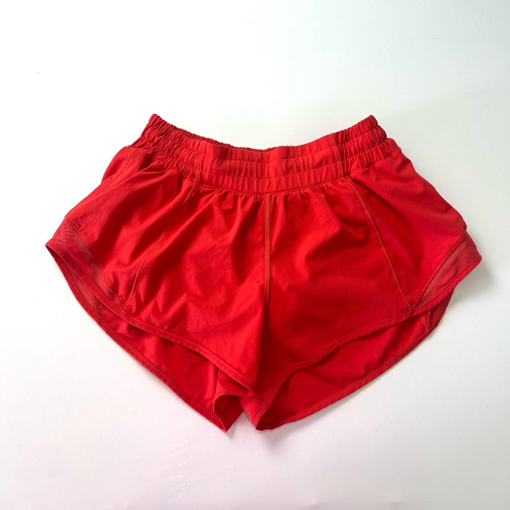 lululemon athletica Red Athletic Shorts